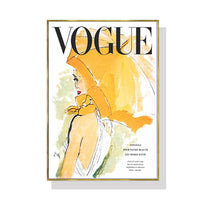 Thumbnail for Wall Art 40cmx60cm Vogue Girl Gold Frame Canvas - Bring To Door - ABN 67 415 976 619