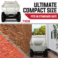 Thumbnail for BAUMR-AG Mini Dumper Power Wheel Barrow Tracked Motorised Petrol Powered Wheelbarrow - Bring To Door 