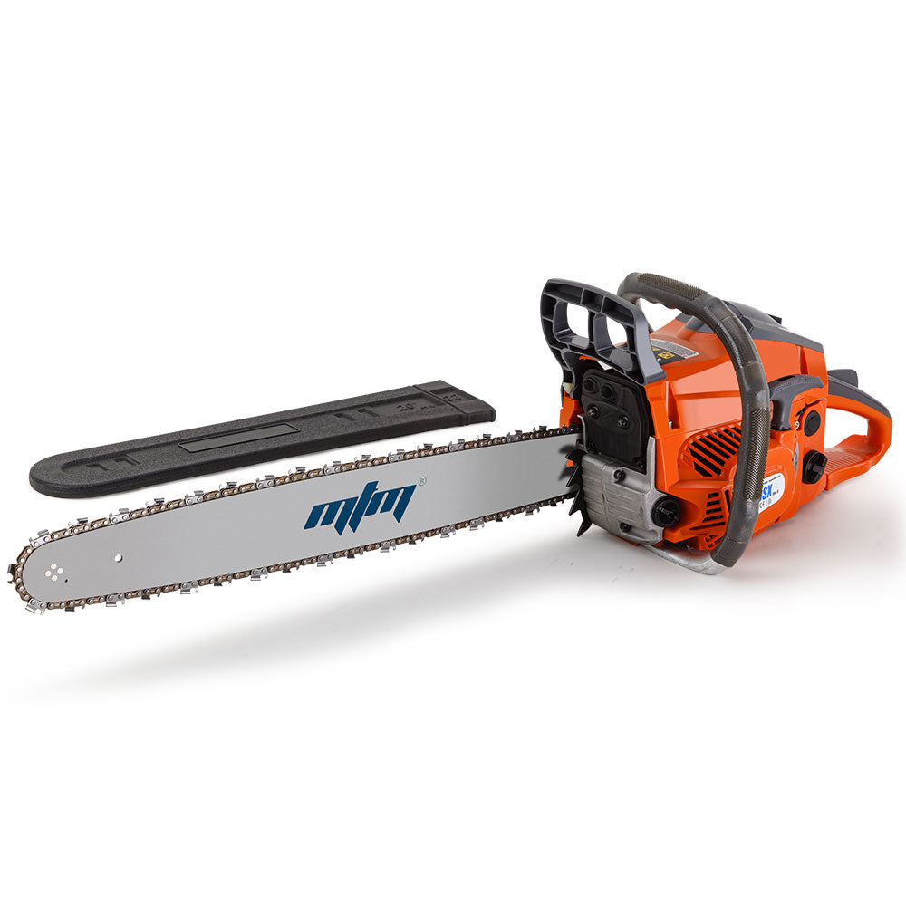 MTM Chainsaw Petrol Commercial 20 Bar E-Start Tree Pruning Chain Saw HP - Bring To Door 