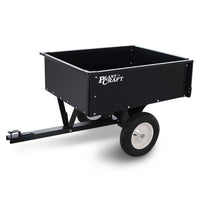 Thumbnail for PLANTCRAFT 270kg Capacity Metal Dump Cart Garden Lawn Yard Farm Trolley, Tow Behind Ride on Mower - Bring To Door 