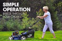 Thumbnail for POWERBLADE Lawn Mower 139CC 17 - Petrol Powered Push Lawnmower 4 Stroke Engine - Bring To Door 