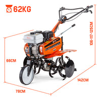 Thumbnail for PLANTCRAFT 7.0HP Cultivator Tiller Plough Self-Propelled Rotary Rototiller - Bring To Door 