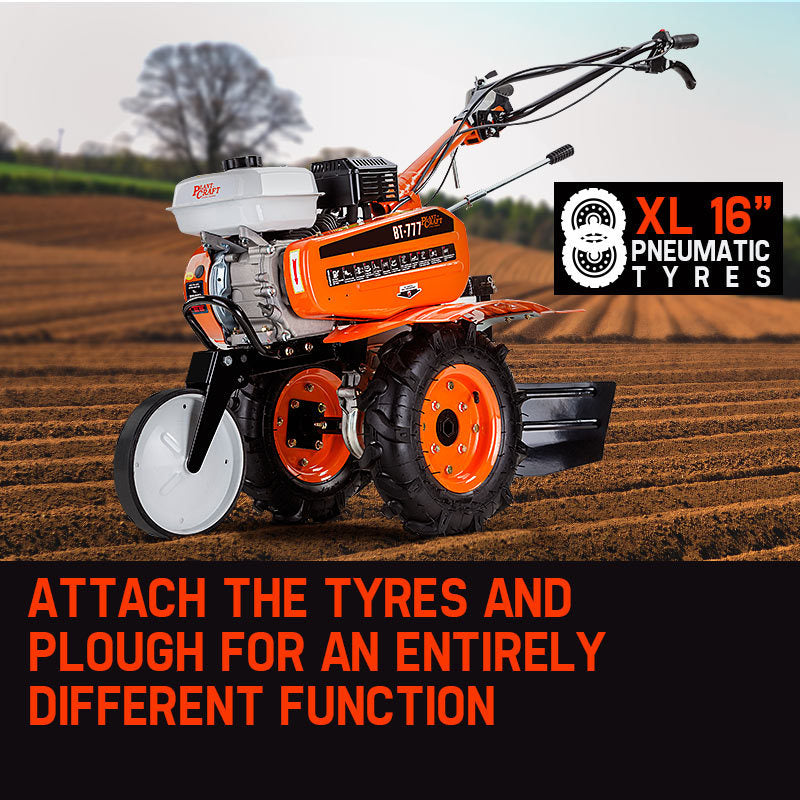 PLANTCRAFT 7.0HP Cultivator Tiller Plough Self-Propelled Rotary Rototiller - Bring To Door 