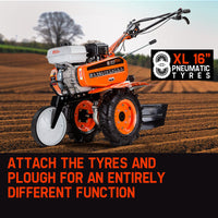 Thumbnail for PLANTCRAFT 7.0HP Cultivator Tiller Plough Self-Propelled Rotary Rototiller - Bring To Door 