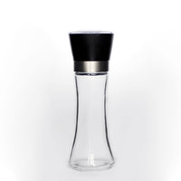 Thumbnail for 1x 180ml Glass Salt or Pepper Grinder 18cm - Adjustable Ceramic Core Tall Mill - Bring To Door 