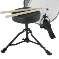 Thumbnail for Karrera Children's 4pc Drum Kit - Black