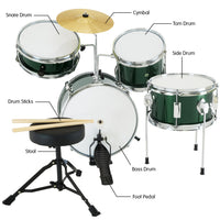 Thumbnail for Karrera Children's 4pc Drumkit - Green