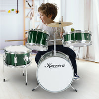 Thumbnail for Karrera Children's 4pc Drumkit - Green