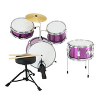 Thumbnail for Karrera Childrens 4pc Drum Kit - Purple