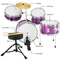 Thumbnail for Karrera Childrens 4pc Drum Kit - Purple