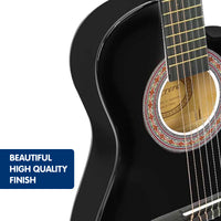 Thumbnail for Karrera Childrens Acoustic Guitar Kids - Black