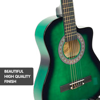 Thumbnail for Karrera Childrens Acoustic Guitar Kids - Green