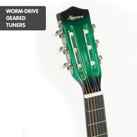 Thumbnail for Karrera Childrens Acoustic Guitar Kids - Green