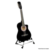 Thumbnail for Karrera 38in Cutaway Acoustic Guitar with guitar bag - Black