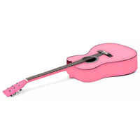 Thumbnail for Karrera 38in Cutaway Acoustic Guitar with guitar bag - Pink