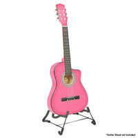 Thumbnail for Karrera 38in Cutaway Acoustic Guitar with guitar bag - Pink