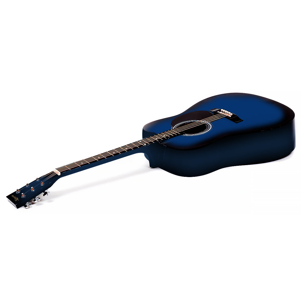 Karrera 38in Cutaway Acoustic Guitar with guitar bag - Blue Burst