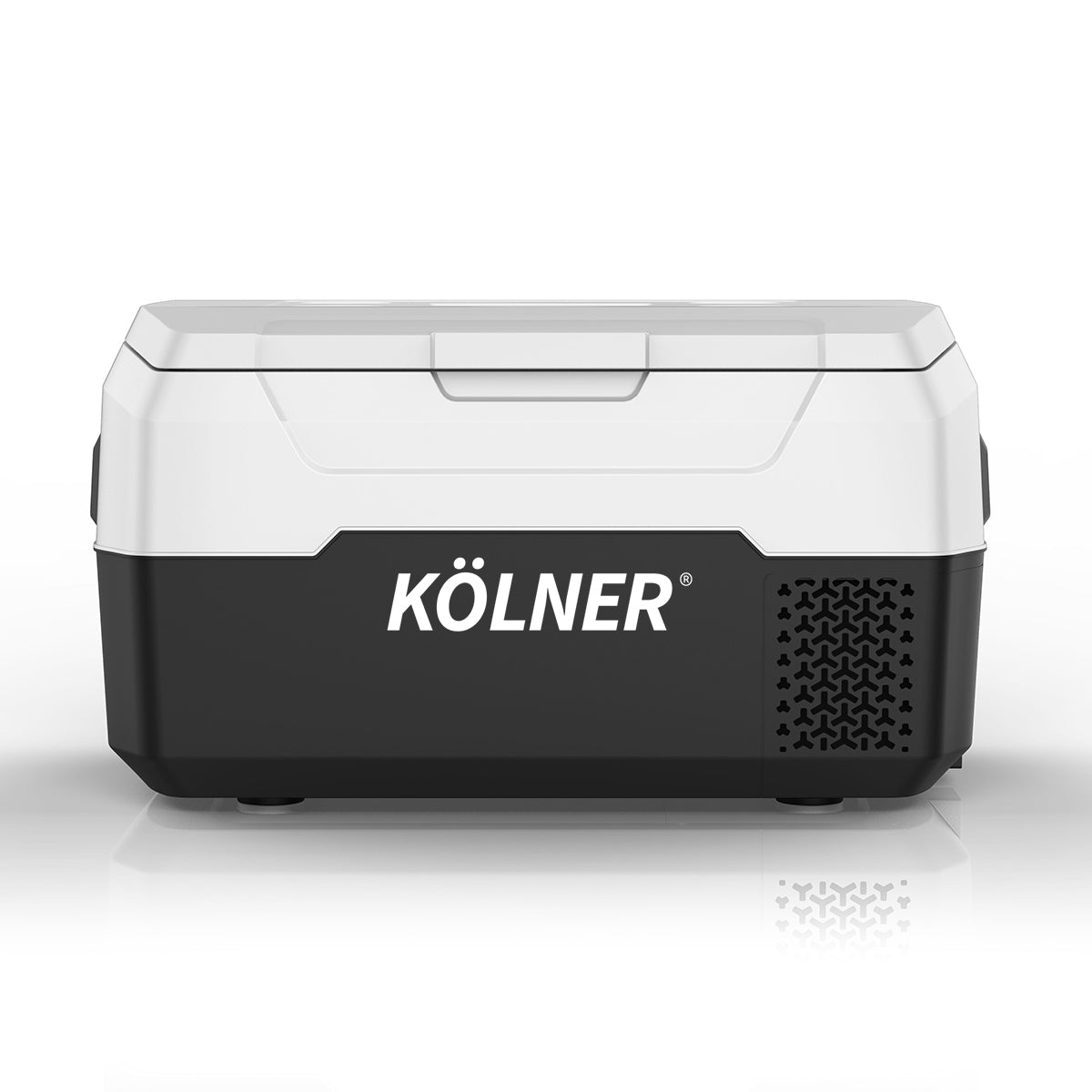 Kolner 20l Portable Fridge Freezer Cooler 12/24/240v Camping Refrigerator Black - Bring To Door 