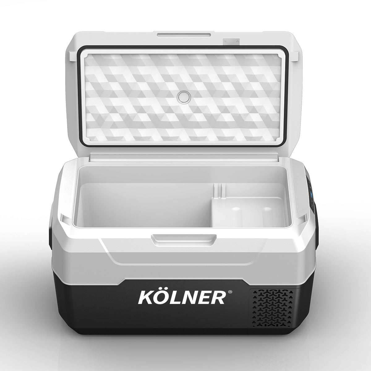 Kolner 20l Portable Fridge Freezer Cooler 12/24/240v Camping Refrigerator Black - Bring To Door 