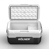 Thumbnail for Kolner 20l Portable Fridge Freezer Cooler 12/24/240v Camping Refrigerator Black - Bring To Door 