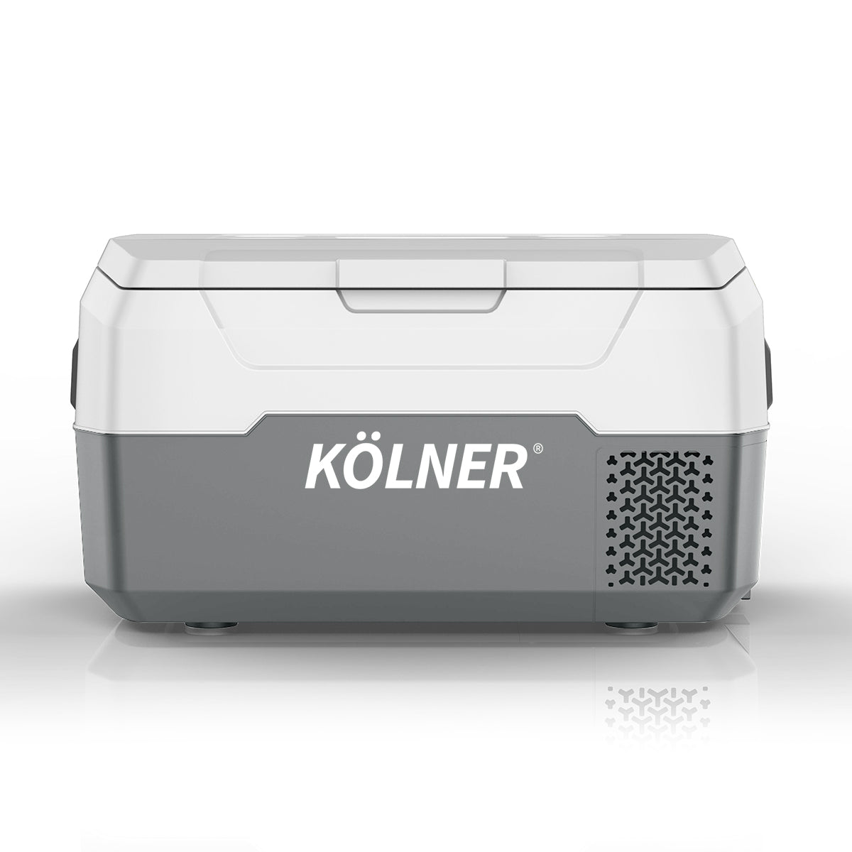 Kolner 20l Fridge Freezer Cooler 12/24/240v Camping Portable Kolner Esky Refrigerator - Grey - Bring To Door 