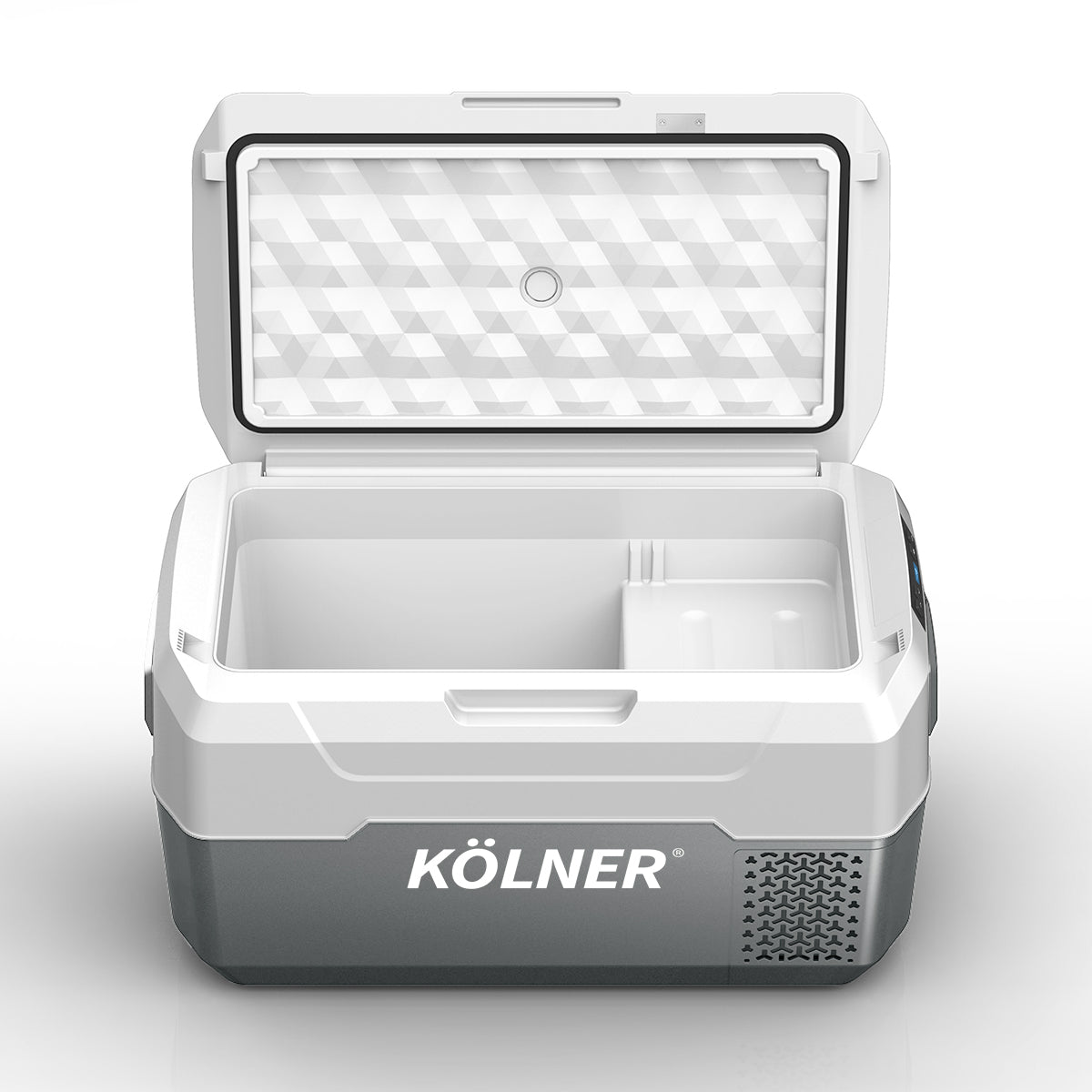 Kolner 20l Fridge Freezer Cooler 12/24/240v Camping Portable Kolner Esky Refrigerator - Grey - Bring To Door 