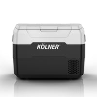 Thumbnail for Kolner 40l Fridge Freezer Cooler 12/24/240v Camping Portable Esky Refrigerator With Trolley - Black - Bring To Door 