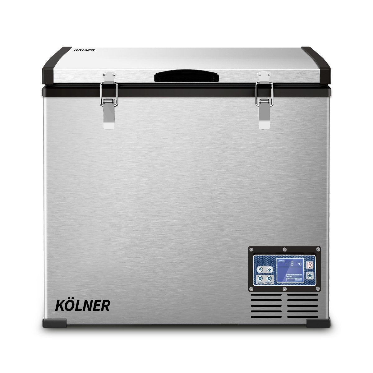 Kolner 75l Portable Fridge Chest Freezer With Lcd Panel - Rv Vehicle Camping Refrigerator - Bring To Door 