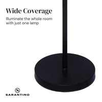 Thumbnail for Sarantino Modern Exposed Bulb 4-Arm Industrial Light Floor Lamp - Bring To Door 