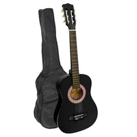 Thumbnail for Karrera 34in Acoustic Children Wooden Guitar - Black