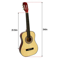 Thumbnail for Karrera Childrens Guitar  Wooden 34in Acoustic - Natural