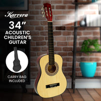 Thumbnail for Karrera Childrens Guitar  Wooden 34in Acoustic - Natural