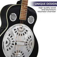 Thumbnail for Karrera 40in Resonator Guitar - Black