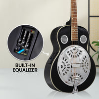 Thumbnail for Karrera 40in Resonator Guitar - Black