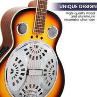 Thumbnail for Karrera 40in Resonator Guitar - Sunburst