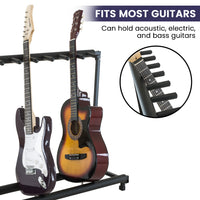 Thumbnail for Karrera Steel Multi Guitar Stand for 7 Guitars