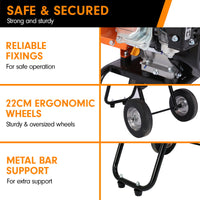 Thumbnail for Ducar 7hp Wood Chipper Shredder Mulcher Grinder Petrol Orange - Bring To Door 