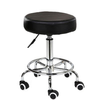 Thumbnail for Salon Chair Bar Swivel Stool Office Roller Wheels Portable Height Adjust Leather BS8401