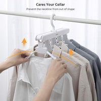 Thumbnail for Magic Hanger Space Saving Multifunctional Clothes Coat Hanger Dryer Laundry Drying Rack Airer Clothes Horse White - Bring To Door 