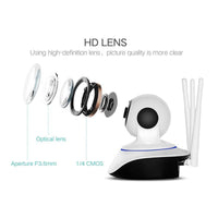 Thumbnail for 1080P 2MP IP Cameras WIFI Wireless Home Security Camera Surveillance 2-Way Audio CCTV Baby Monitor