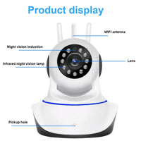 Thumbnail for 1080P 2MP IP Cameras WIFI Wireless Home Security Camera Surveillance 2-Way Audio CCTV Baby Monitor