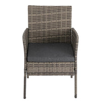 Thumbnail for 4 Seater Wicker Outdoor Lounge Set - Mixed Grey - Bring To Door 