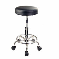 Thumbnail for 2X Swivel Salon Barber Stool Chair Round Type BLACK