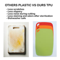 Thumbnail for TPU Chopping Board Antibacterial Cutting Board Baby Food Grade ORANGE - Bring To Door 