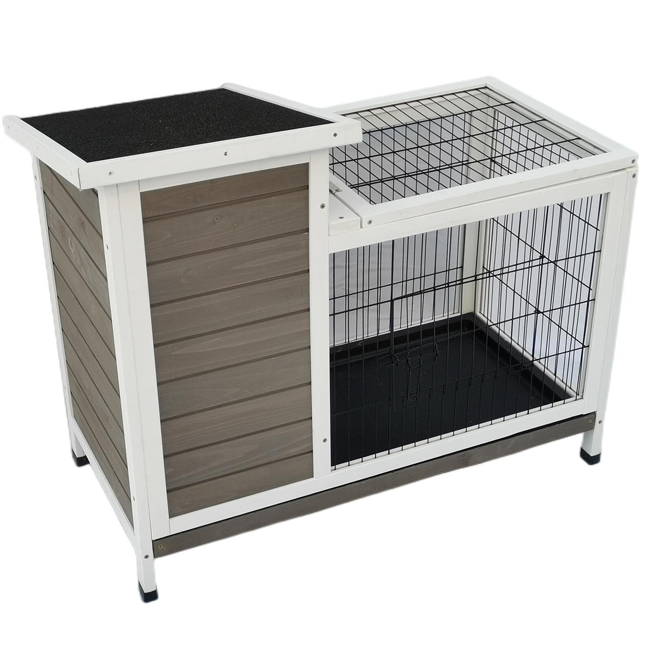 YES4PETS Rabbit Hutch Cat House Cage Guinea Pig Ferret Cage - Bring To Door 