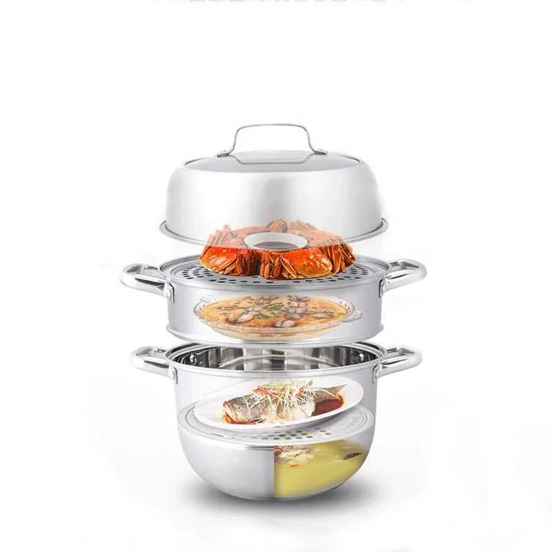 Zhang Xiao Quan 28cm 3-Tier Steamer - Bring To Door 