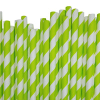 Thumbnail for 1000 Bulk Wholesale Pack Green White Drinking Straws Biodegradable Eco Paper Birthday Party Event Bistro Bar Cafe Take Away - Bring To Door 