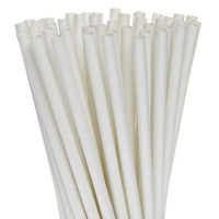 Thumbnail for 200 Pack White Drinking Straws Biodegradable Eco Paper Birthday Party Event Bistro Bar Cafe Take Away - Bring To Door 