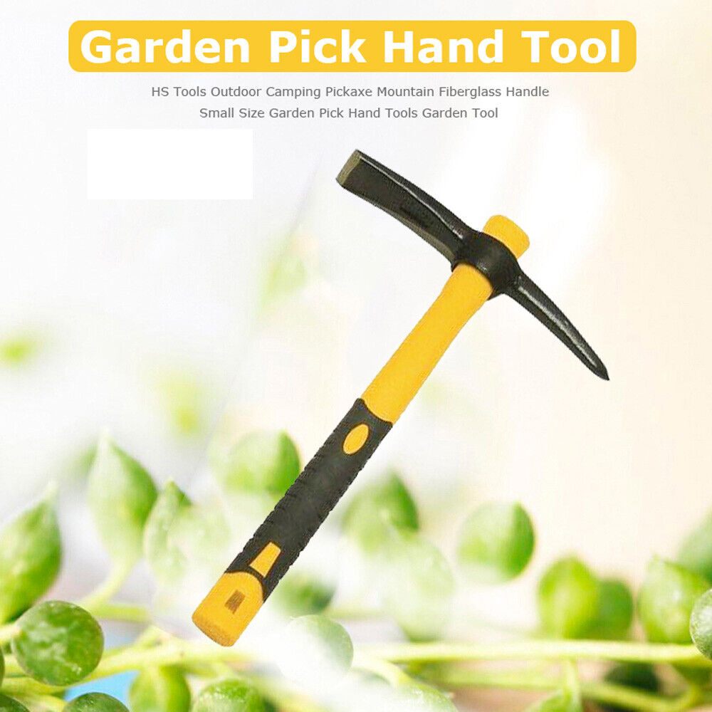 Mattock Outdoor Camping Mountain Fibreglass Handle Mini Pickaxe Garden Farm Tool - Bring To Door 