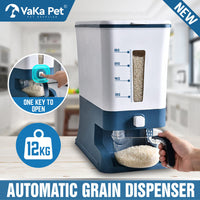 Thumbnail for Auto Grain Case Cereal Dispenser Storage Box Kitchen Food Rice Container Cup - Bring To Door 